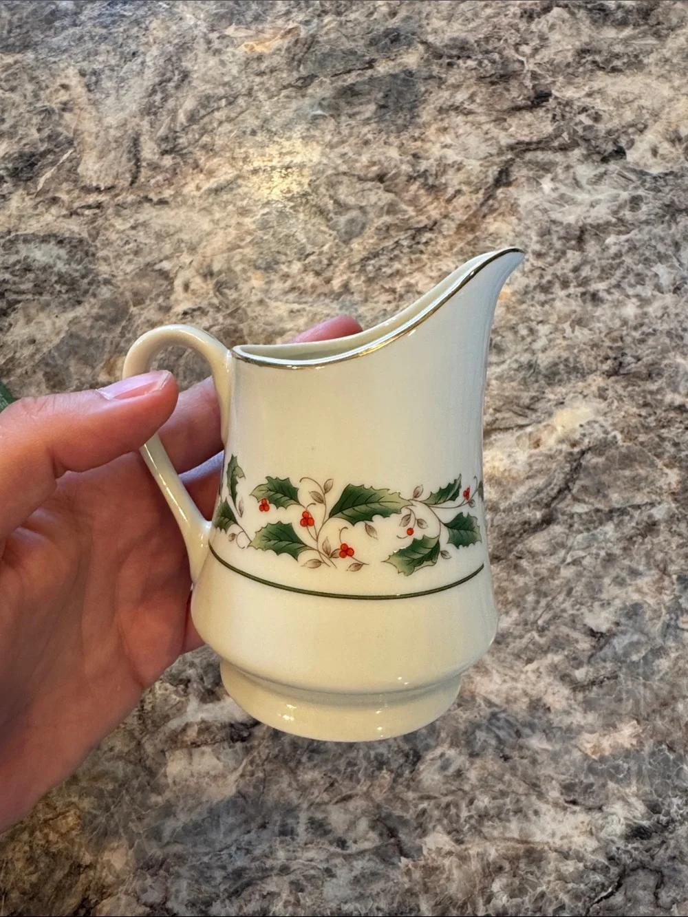 Vintage Porcelain Holiday Hostess Serving Set